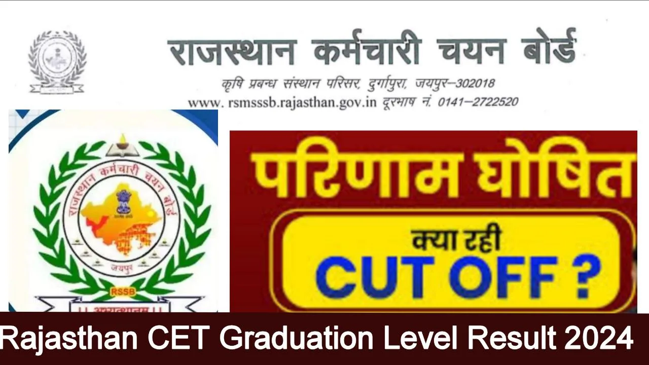 Rajasthan CET Result 2024